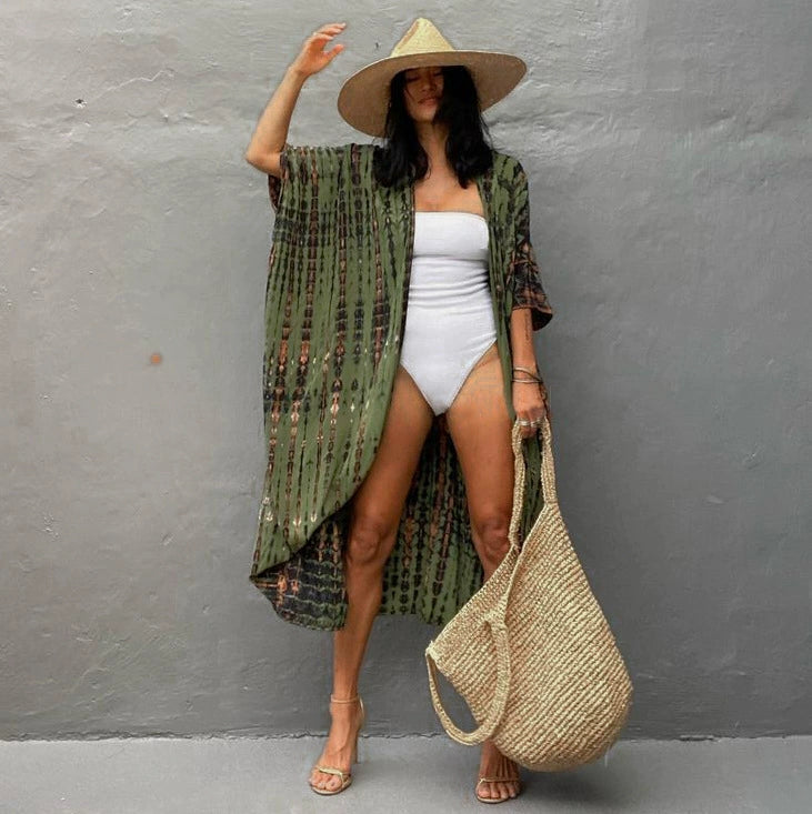 Vestido pareo para playa en verano cubrir bikini