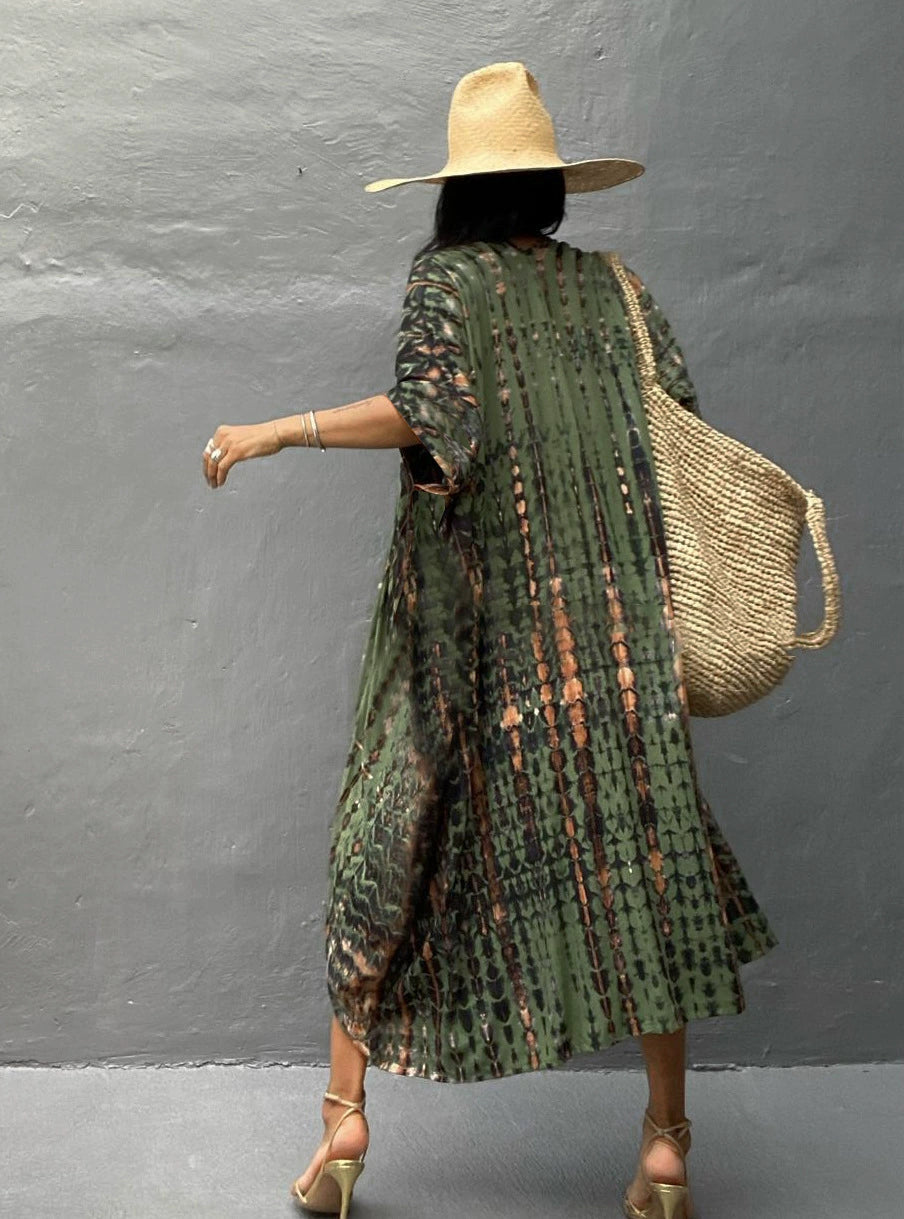 Vestido pareo para playa en verano cubrir bikini