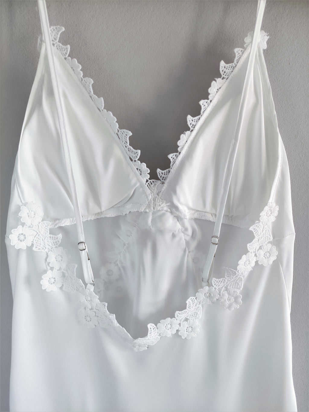 Pijamas de seda satén para mujer, bata kimono y/o vestido camisón de color liso sólido.