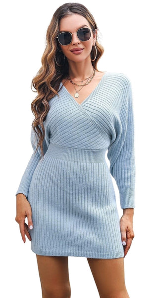 Jersey vestido cárdigan de punto para mujer, una elegancia calentita de esta Navidad